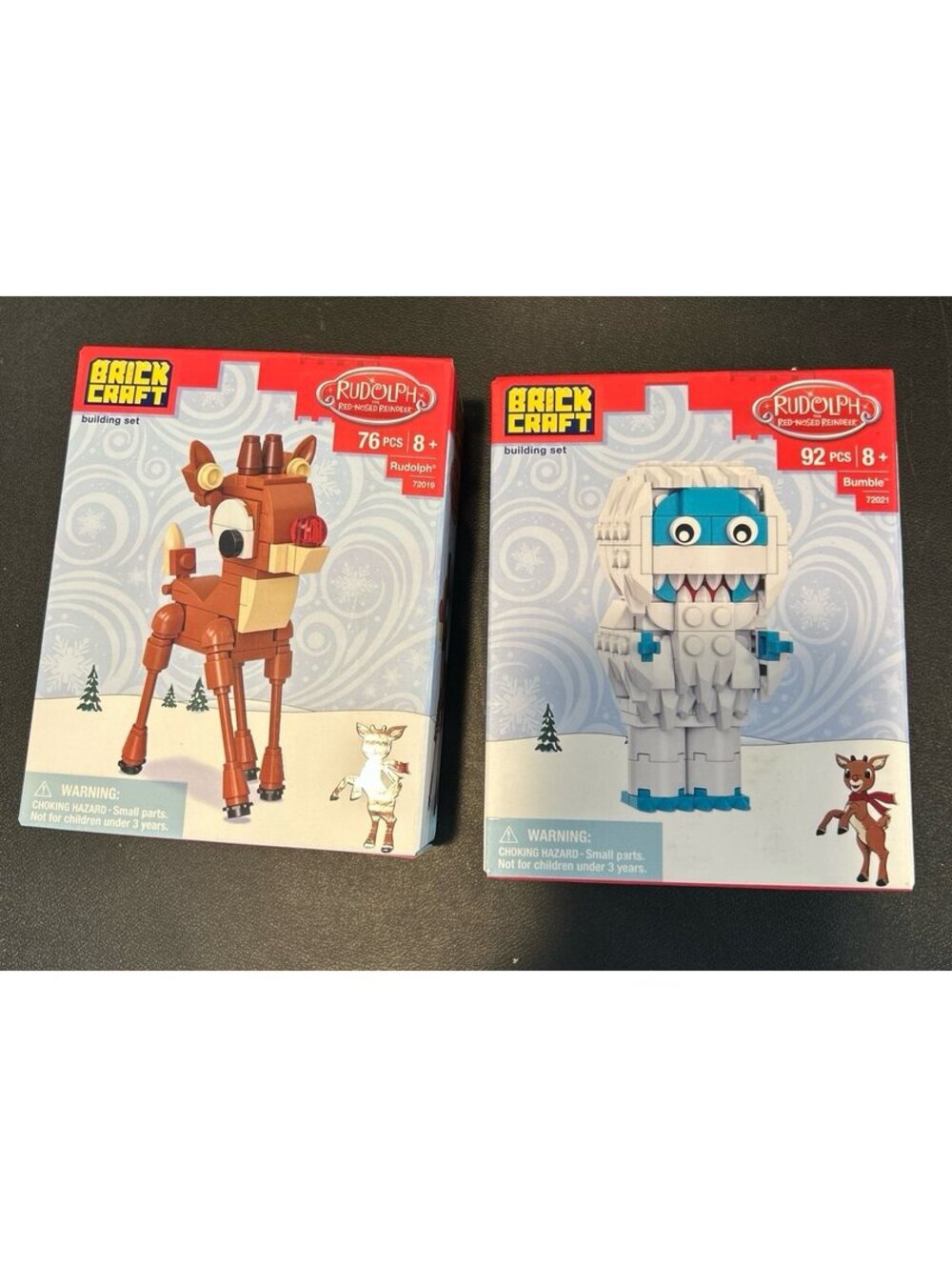 Brickcraft Rudolph & Bumble Building Sets Rudolph Red-Nosed Reindeer NEW